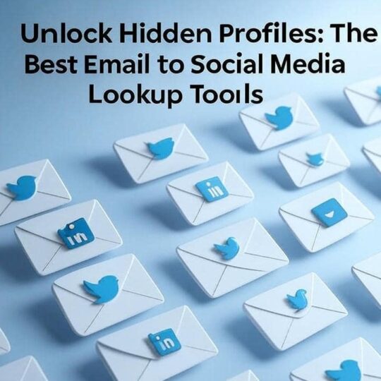 email to social media lookup
