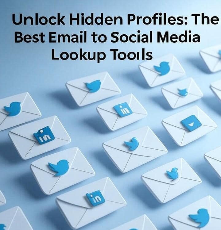 email to social media lookup