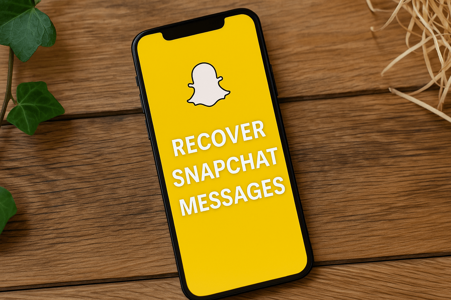 How to Recover Snapchat Messages