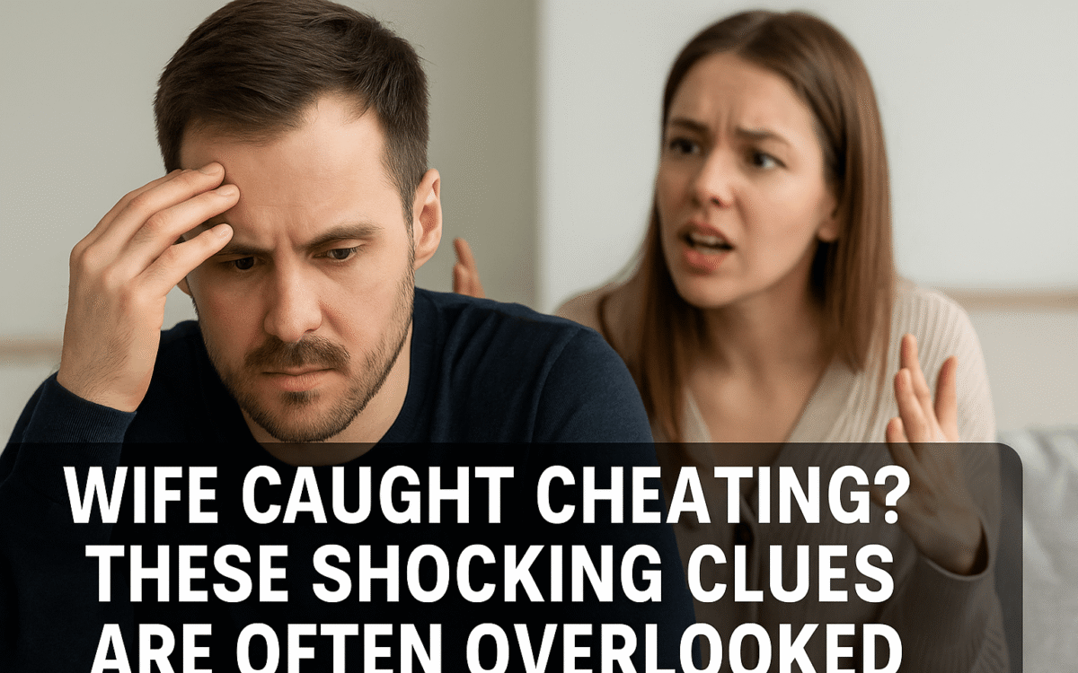 wife caught cheating