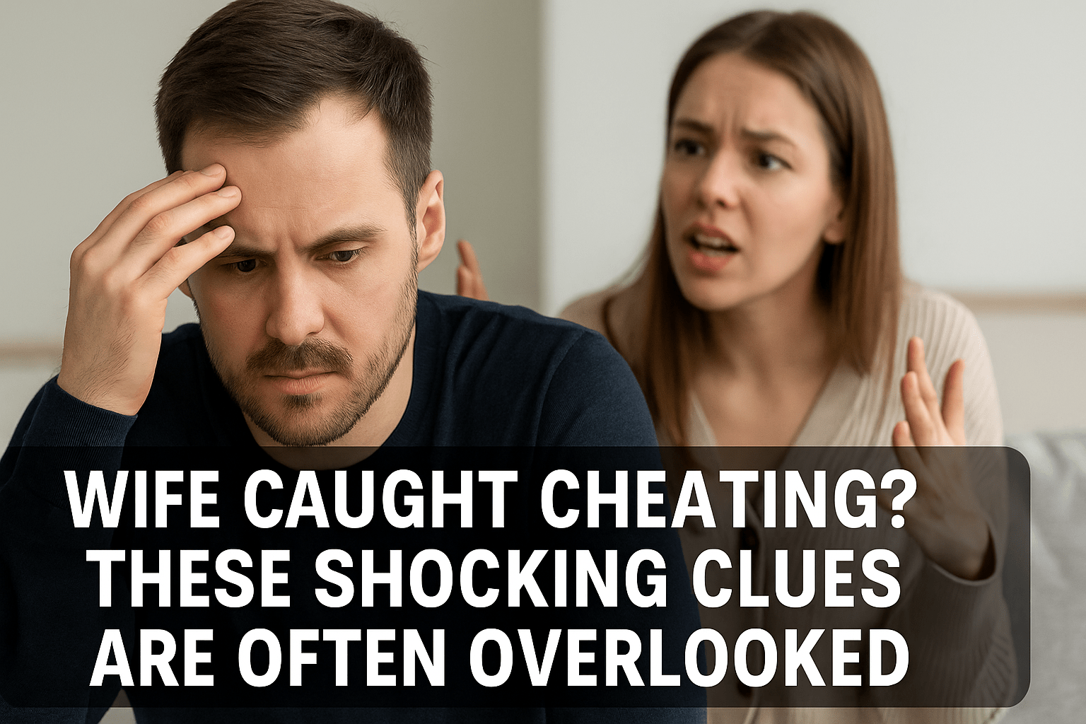 wife caught cheating